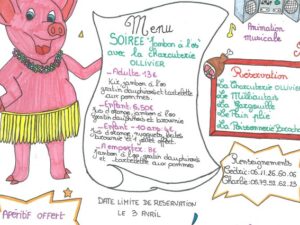 Repas déguisé du 7 avril 2018