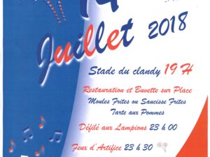 FEU D’ARTIFICE LE 14/07