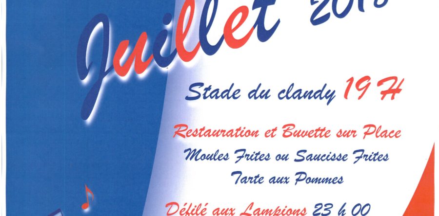 FEU D’ARTIFICE LE 14/07