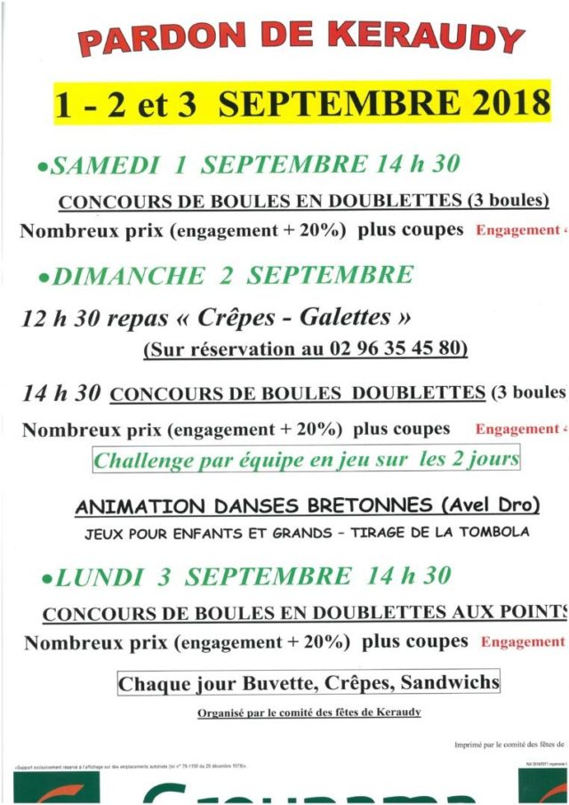 PARDON DE KERAUDY LES 1-2 ET 3/09