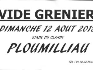VIDE GRENIER LE 12/08 STADE DU CLANDY