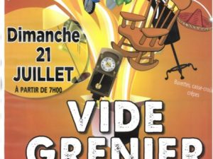LE 21/07 VIDE GRENIER