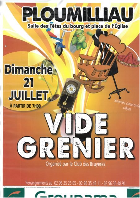 LE 21/07 VIDE GRENIER