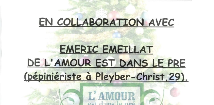 VENTE DE SAPINS LES 05-06/12/2020