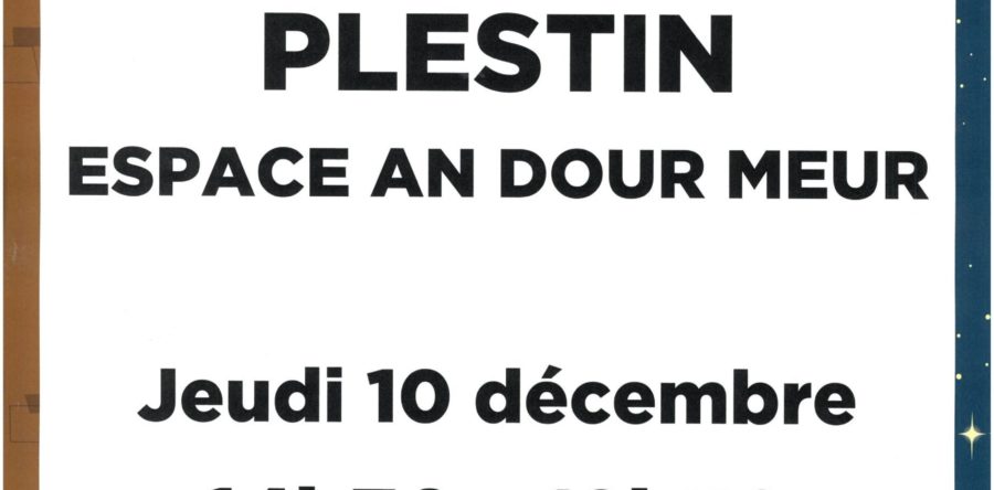 DON DU SANG LE 10/12 PLESTIN