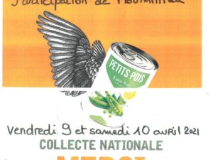Banque Alimentaire avec la participation des commerçants.